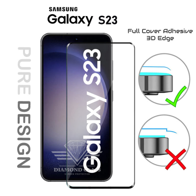 Verre trempé Galaxy S23 - Incurvé Protection intégrale