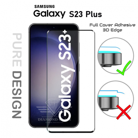 Verre trempé Galaxy S23 Plus - Incurvé Protection intégrale