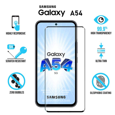 Protège écran Samsung A54 - Verre trempé Diamond Glass