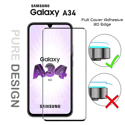 Verre trempé Samsung Galaxy A34 - Protection écran DIAMOND GLASS