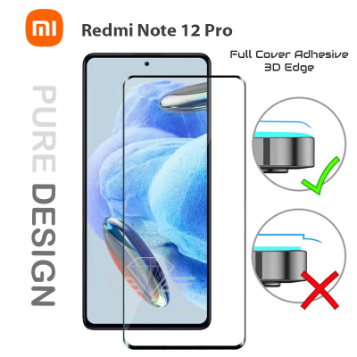 Protège écran Xiaomi Redmi Note 12 Pro  Intégrale 3D bord à bord Diamond Glass