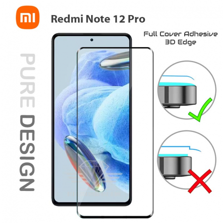 Protège écran Xiaomi Redmi Note 12 Pro  Intégrale 3D bord à bord Diamond Glass