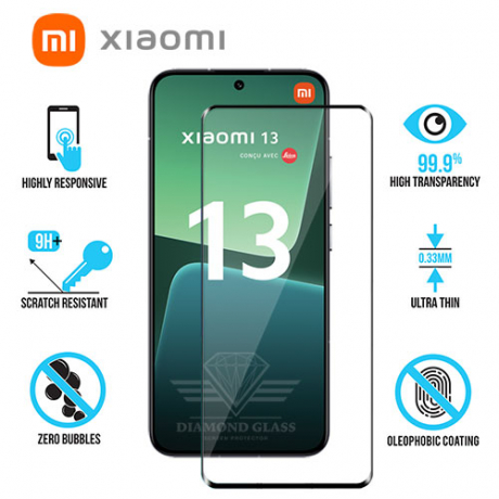 Protection écran Xiaomi 13 - Film en verre trempé Diamond Glass.