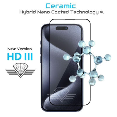 Nouveau traitement Ceramic - Protection écran en verre iPhone 15 Pro