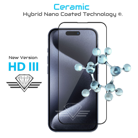Nouveau traitement Ceramic - Protection écran en verre iPhone 15 Pro