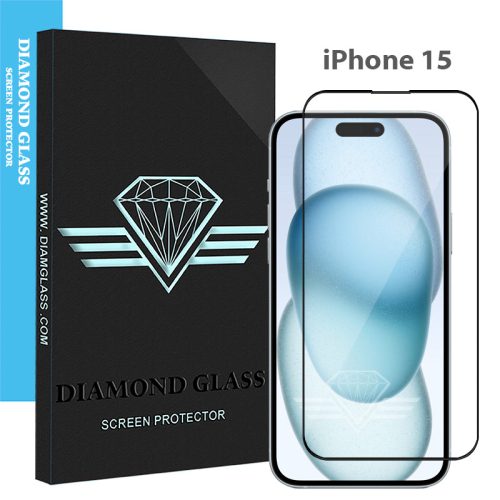 Verre trempé iPhone 15 - Protection d'écran DIAMOND GLASS - CERAMIC
