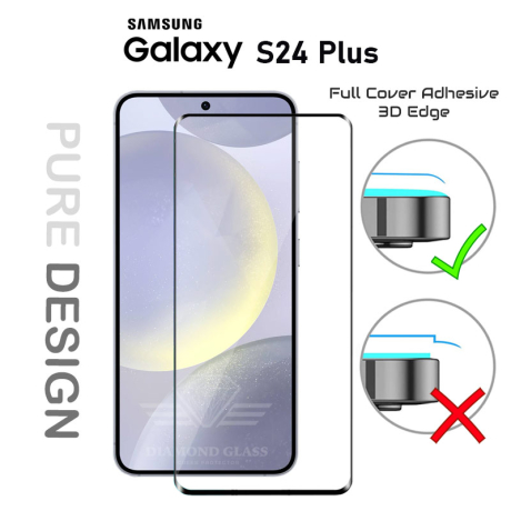 Verre trempé Galaxy S24 Plus - Incurvé Protection intégrale