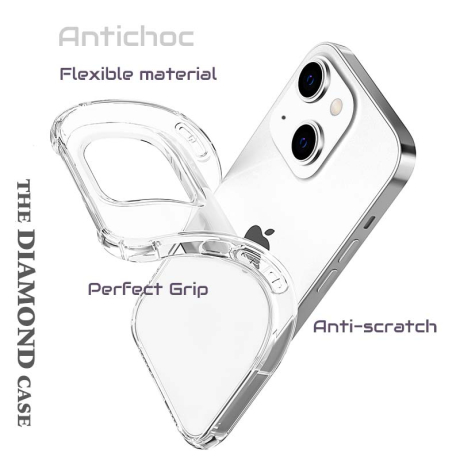 Coque souple iPhone 15 Plus transparente