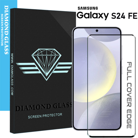 Verre trempé pour Samsung Galaxy S24 Fe - Film protection d'écran compatible lecteur d'empreinte digitale - Diamond Glass