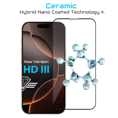 Nouveau traitement Ceramic - Protection écran en verre iPhone 16 Pro