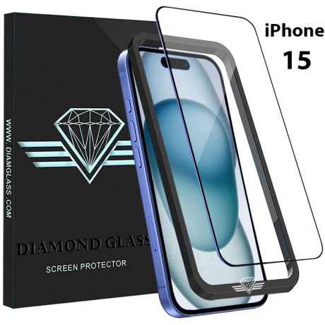 Verre trempé iPhone 15 - Protection écran Diamond Glass - Screen protector