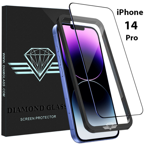 Verre trempé pour iPhone 14 Pro - Film de Protection d'écran Diamond Glass - Ceramic