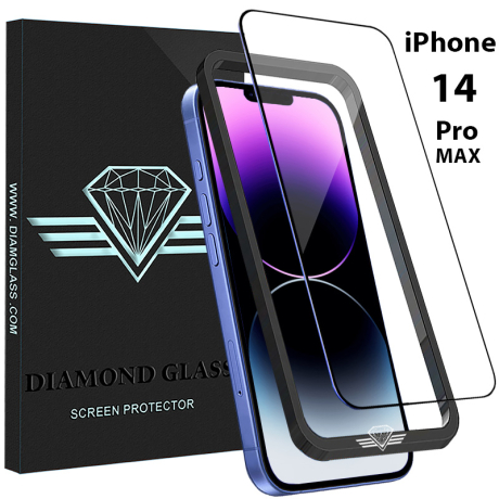 Verre trempé pour iPhone 14 Pro Max - Film de Protection d'écran Diamond Glass - Ceramic