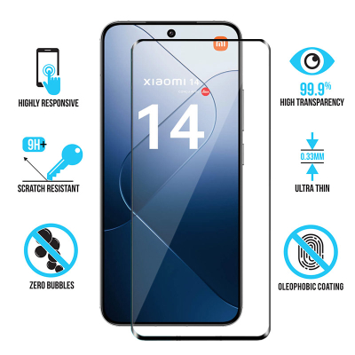 Protection écran Xiaomi 14 - Film en verre trempé Diamond Glass.