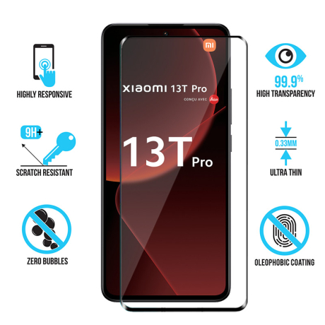 Protection écran Xiaomi 13 T Pro - Film en verre trempé Diamond Glass.