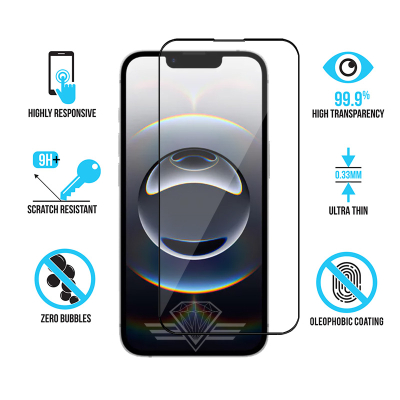 Protège écran en verre pour iPhone 16e - Antichoc