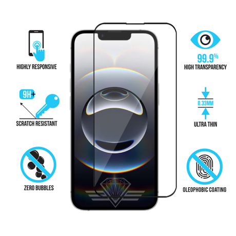 Protège écran en verre pour iPhone 16e - Antichoc