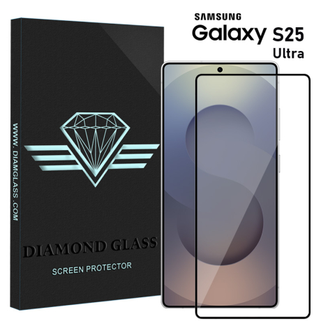 Verre trempé Samsung Galaxy S25 Ultra - Film Protection écran compatible lecteur d'empreinte digitale Diamond Glass