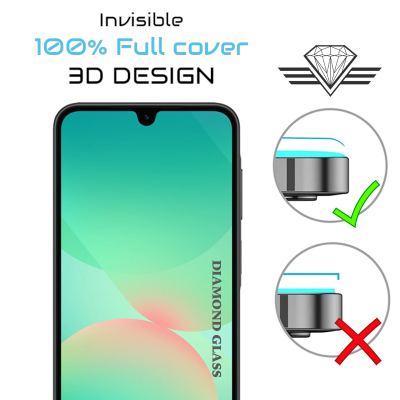 Verre trempé Galaxy A26 - Film de Protection d'écran Diamond Glass.