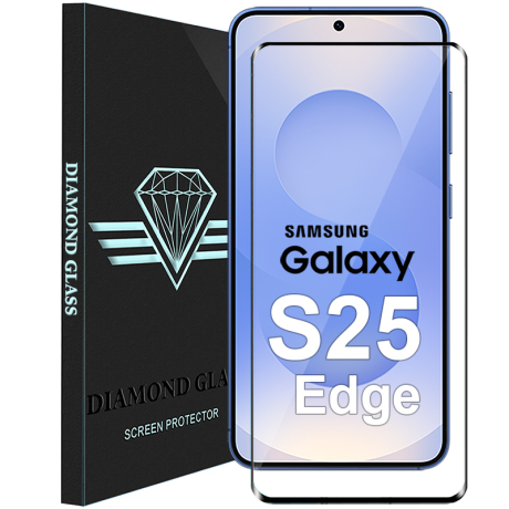 Verre trempé Samsung Galaxy S25 Edge - Film Protection écran compatible lecteur d'empreinte digitale - Diamond Glass