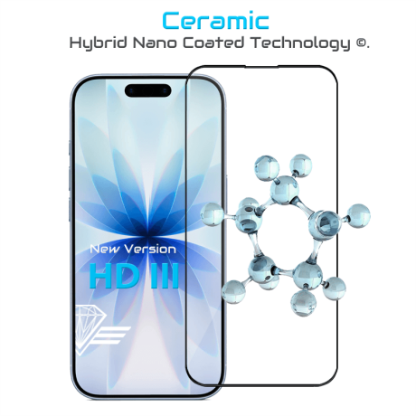 Nouveau traitement Ceramic - Protection écran en verre iPhone 17 - Diamond Glass