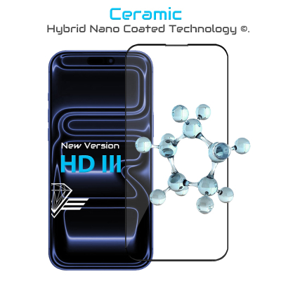 Nouveau traitement Ceramic - Protection écran en verre iPhone 17 Pro Max - Diamond Glass