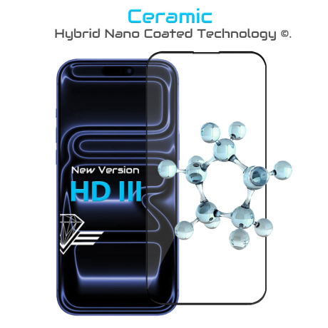 Nouveau traitement Ceramic - Protection écran en verre iPhone 17 Pro Max - Diamond Glass