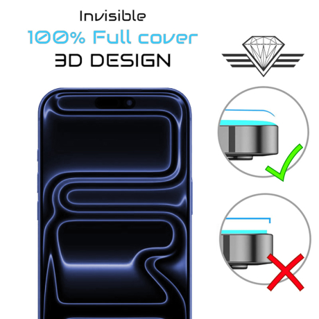 Protège écran en verre pour iPhone 17 Pro Max - Antichoc - Diamond Glass
