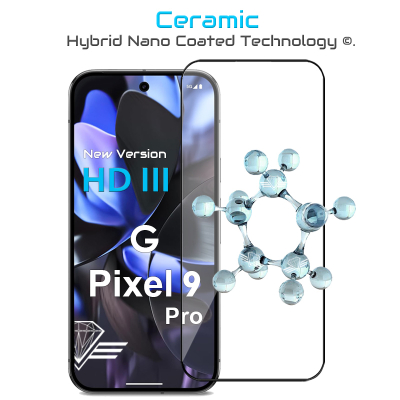 Nouveau traitement Ceramic garantie à vie - Protection écran en verre Google Pixel 9 Pro - Diamond Glass