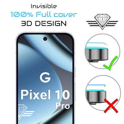 Nouveau traitement Ceramic garantie à vie - Protection écran en verre Google Pixel 10 Pro - Diamond Glass