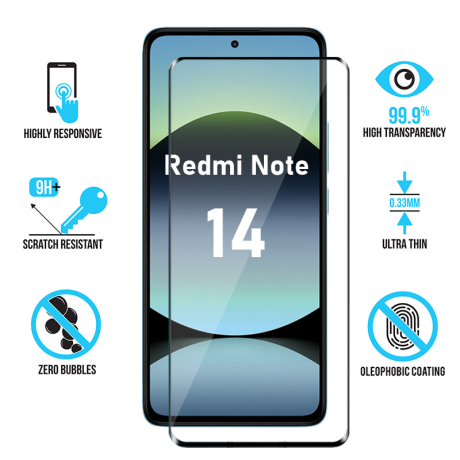 Xiaomi Redmi Note 14 - Verre Trempé DIAMOND GLASS - Film de protection d'écran