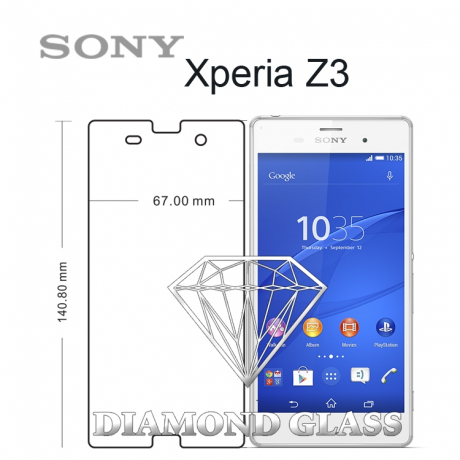 Protection d'écran en verre trempé Diamond Glass HD - Sony Xperia Z3