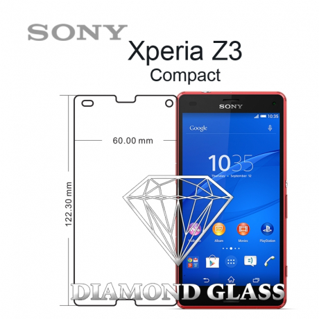 Protection d'écran en verre trempé Diamond Glass HD - Sony Xperia Z3 Compact