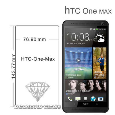 Protection d'écran en verre trempé Diamond Glass HD - HTC One Max