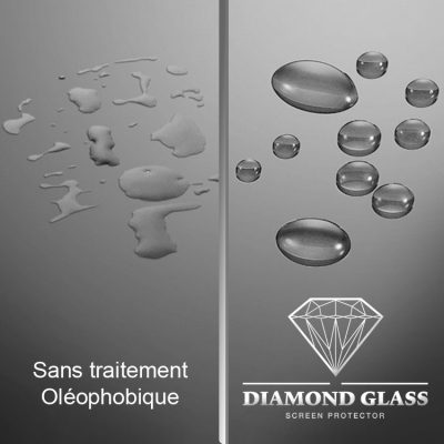 Protection d'écran en verre trempé blindé Diamond Glass HD