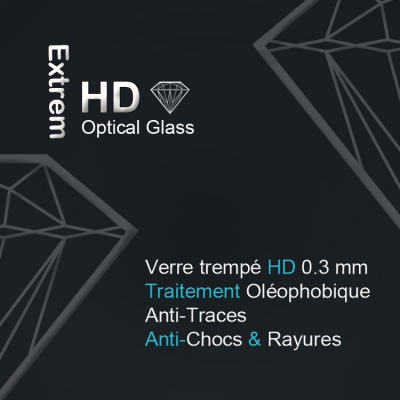 Protection d'écran en verre trempé blindé Diamond Glass HD