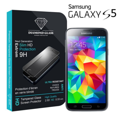 Film protection d'écran en verre trempé Diamond Glass HD - Samsung Galaxy S5 