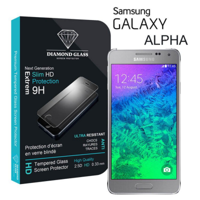 Film protection d'écran en verre trempé Diamond Glass HD - Samsung Galaxy Alpha