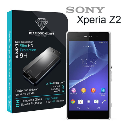 Protection d'écran en verre trempé Diamond Glass HD - Sony Xperia Z2