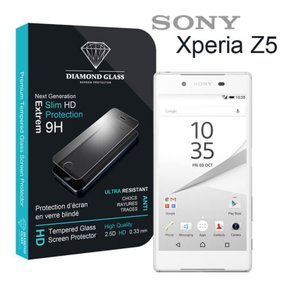 Film protection d'écran en verre trempé - Sony Xperia Z5