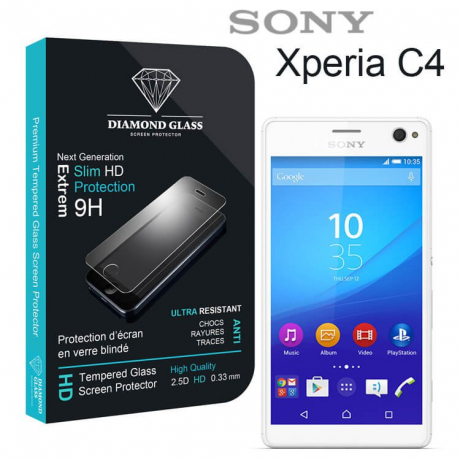 Film protection d'écran en verre trempé - Sony Xperia C4