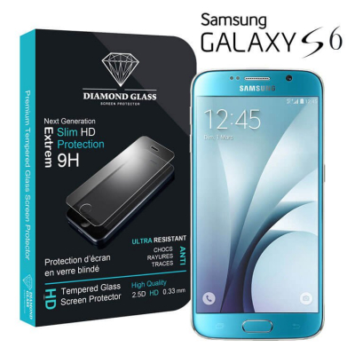 Film protection d'écran en verre trempé - Samsung Galaxy S6