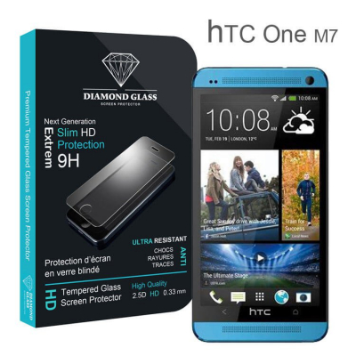 Protection d'écran en verre trempé Diamond Glass HD - HTC One M7