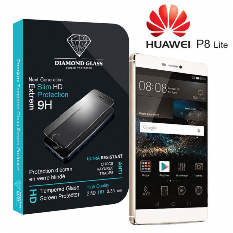 Protection d'écran en verre trempé Diamond Glass HD - Huawei P8 Lite