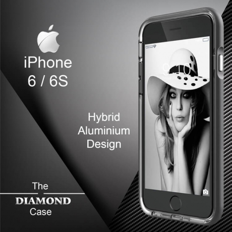 Coque iPhone 6 - 6S Diamond Hybrid Aluminium