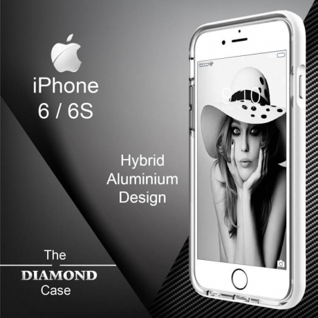 Coque iPhone 6 - 6S Diamond Hybrid Aluminium
