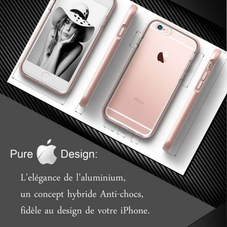 Coque iPhone 6 - 6S Plus Diamond Hybrid Aluminium