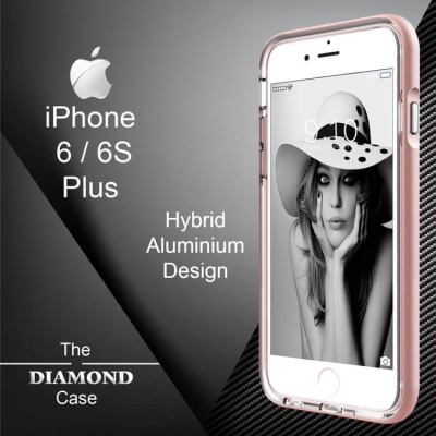 Coque iPhone 6 - 6S Plus Diamond Hybrid Aluminium