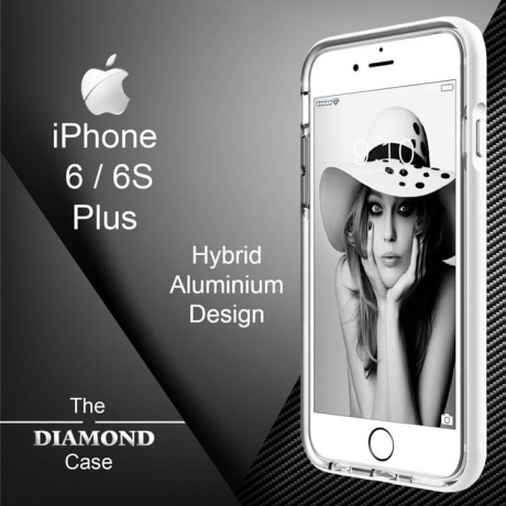 Coque iPhone 6 - 6S Plus Diamond Hybrid Aluminium