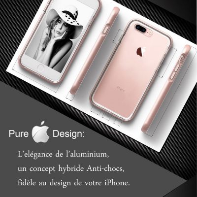 Coque iPhone 7 Plus  Daimond Hybrid Aluminium